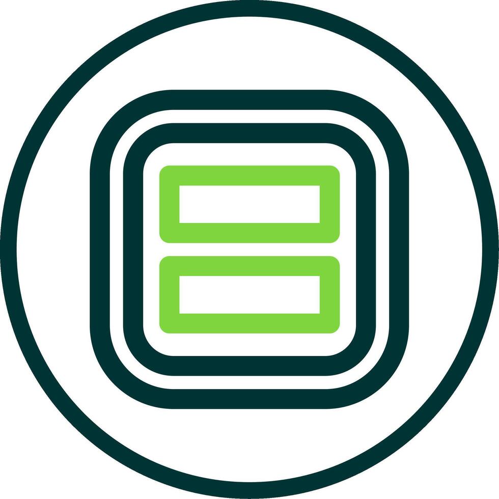 Layout Line Circle Icon vector