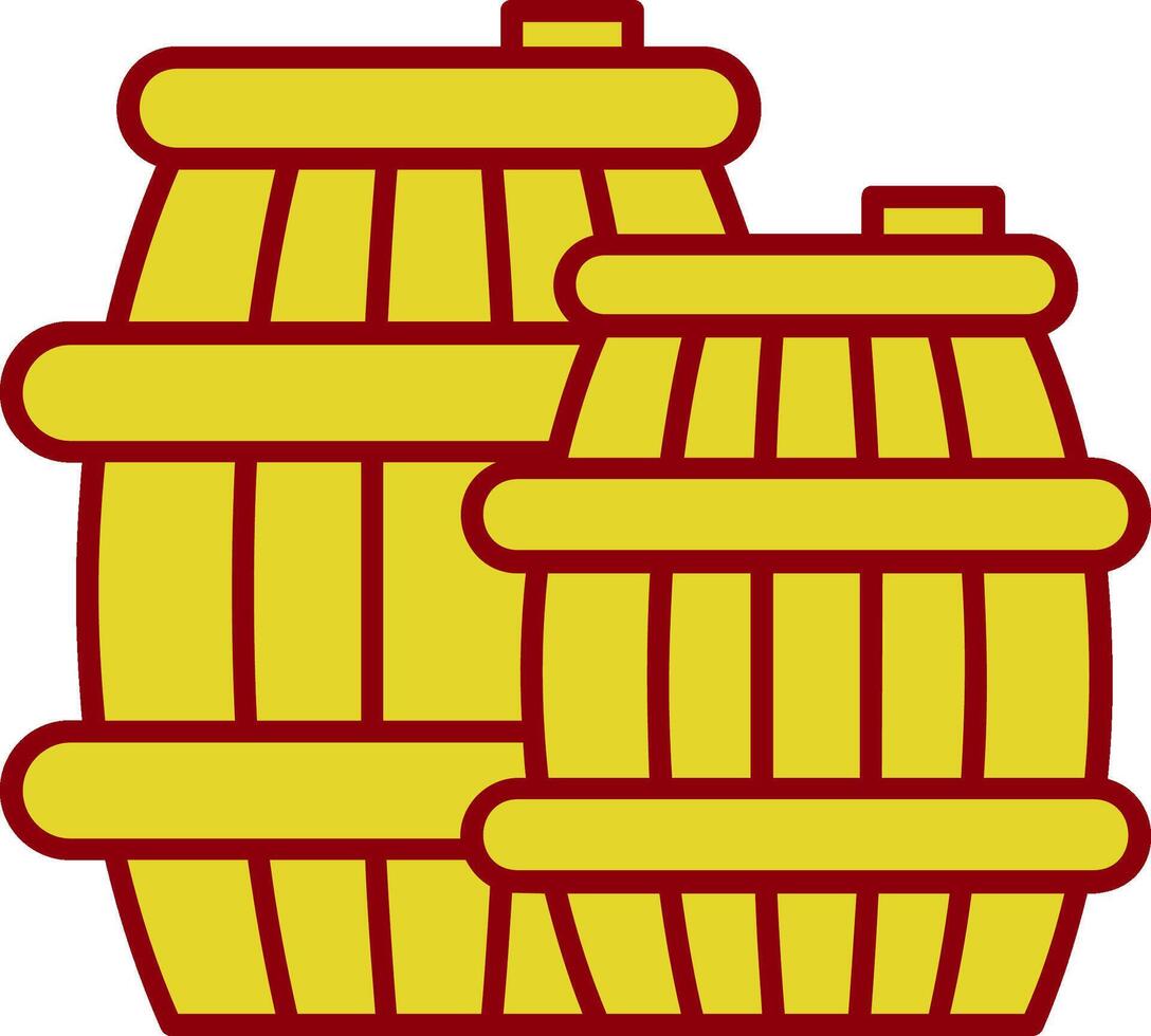 Barrel Vintage Icon vector