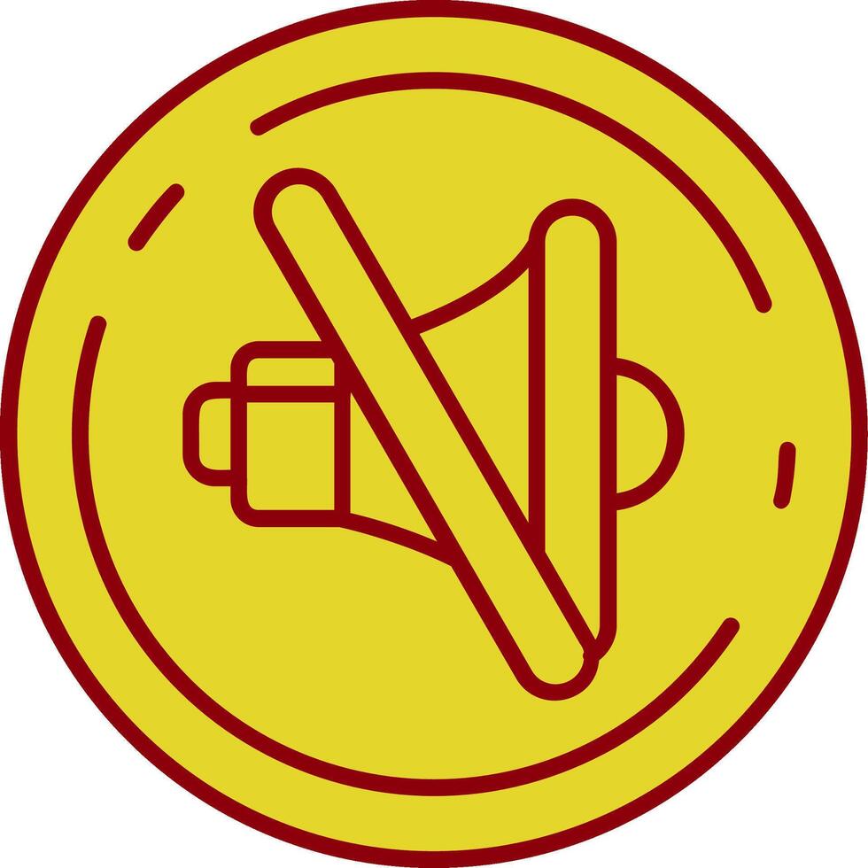 Mute Vintage Icon vector