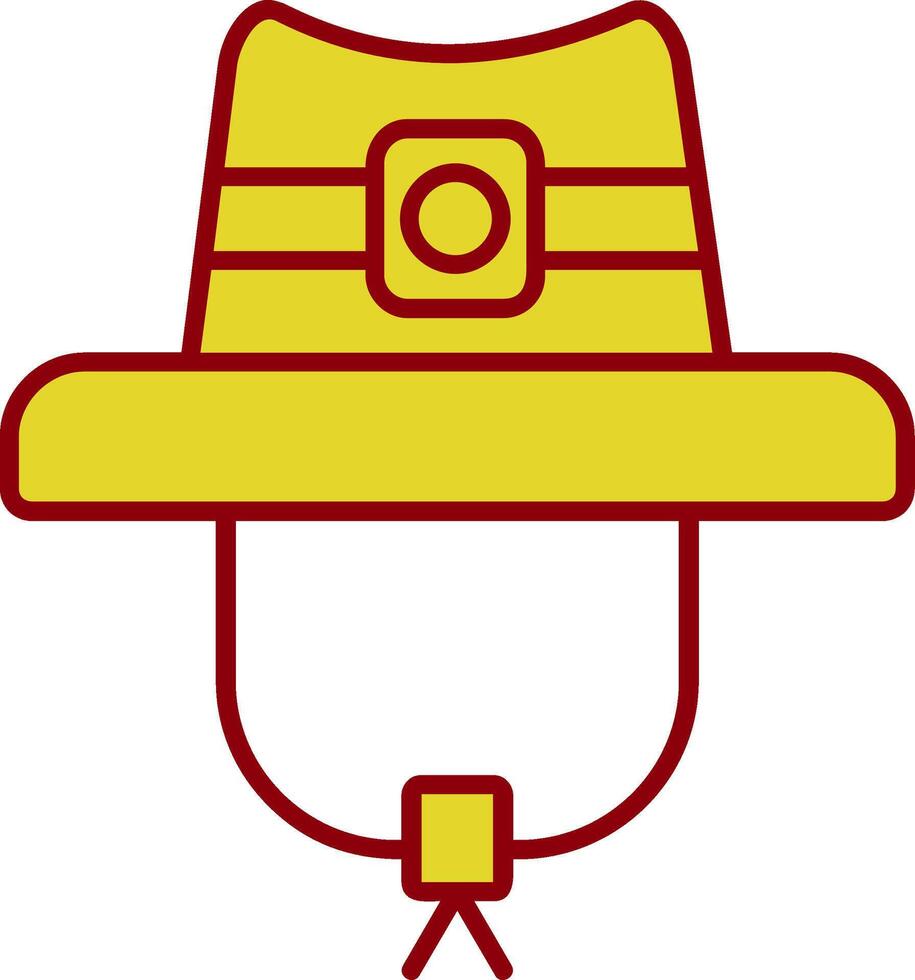 Hat Vintage Icon vector