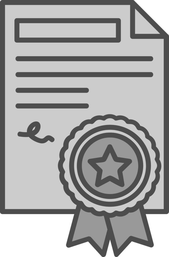 Agreement Line Filled Greyscale Icon vector