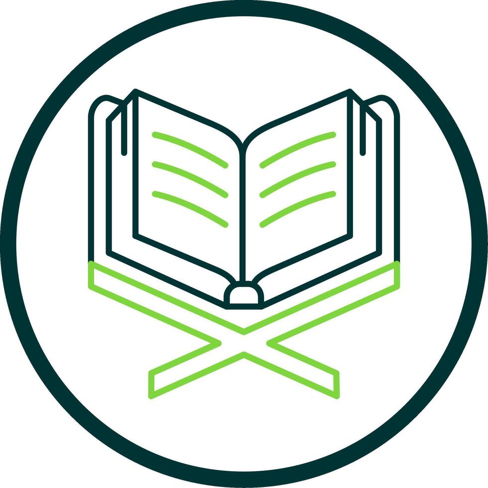 Read Line Circle Icon vector