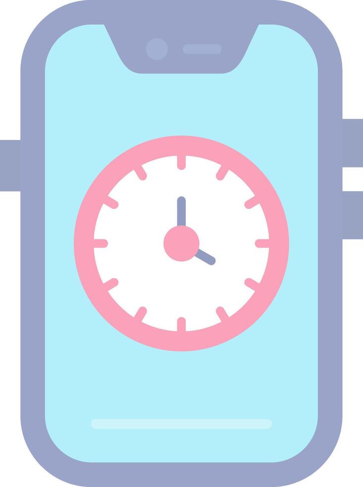 Time Flat Light Icon vector