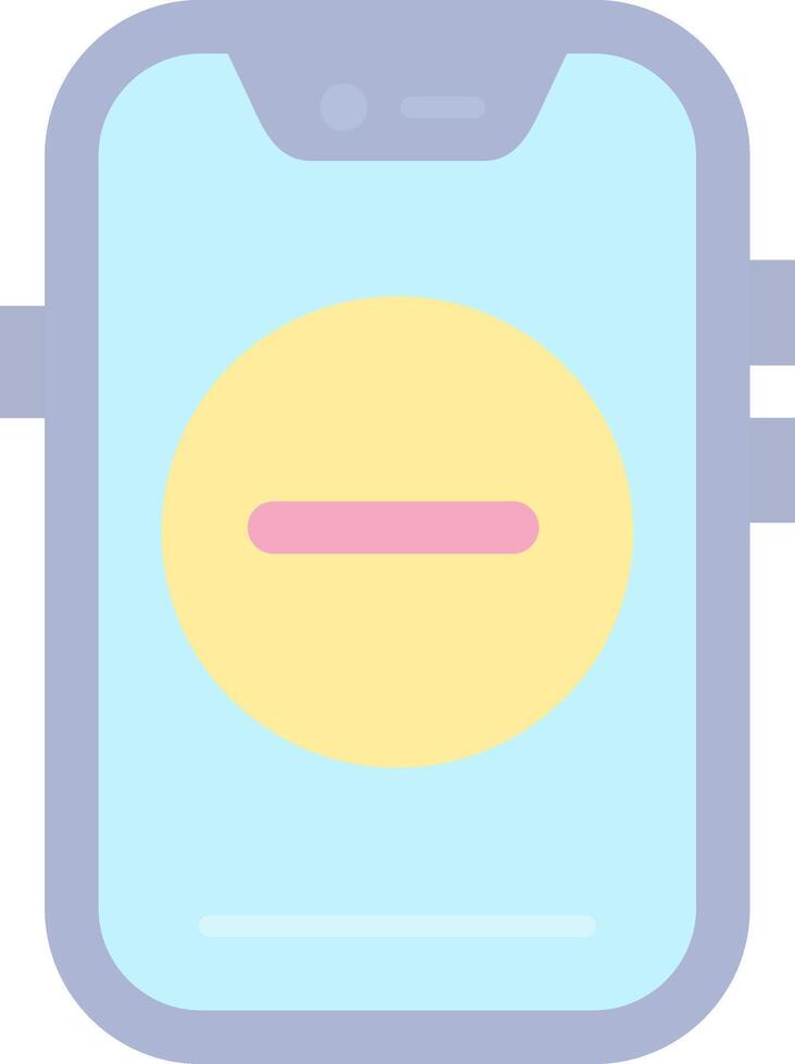 Remove Flat Light Icon vector