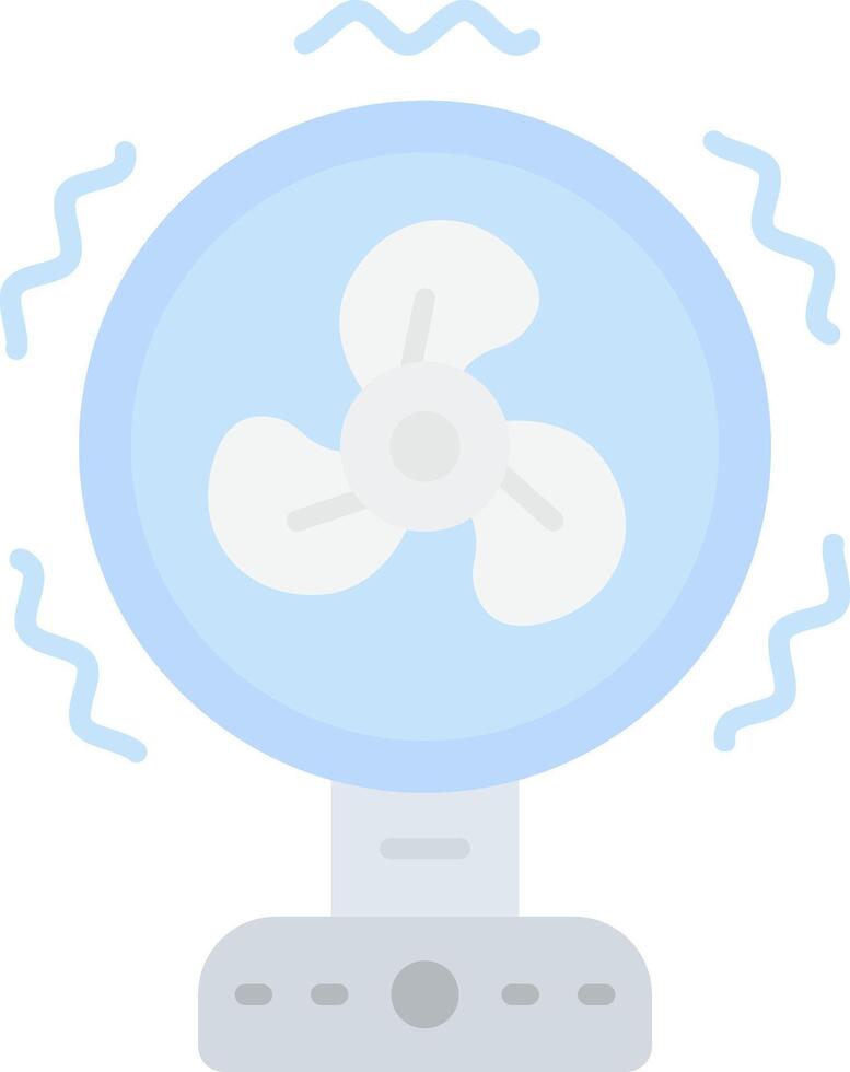 Fan Flat Light Icon vector