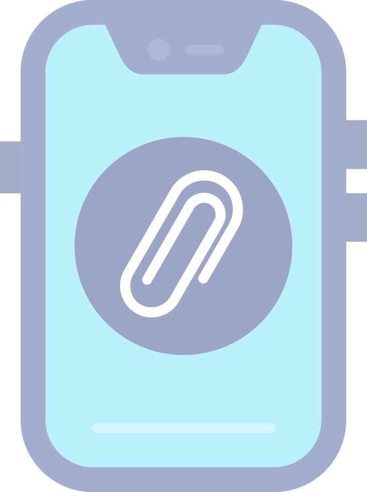 Clip Flat Light Icon vector