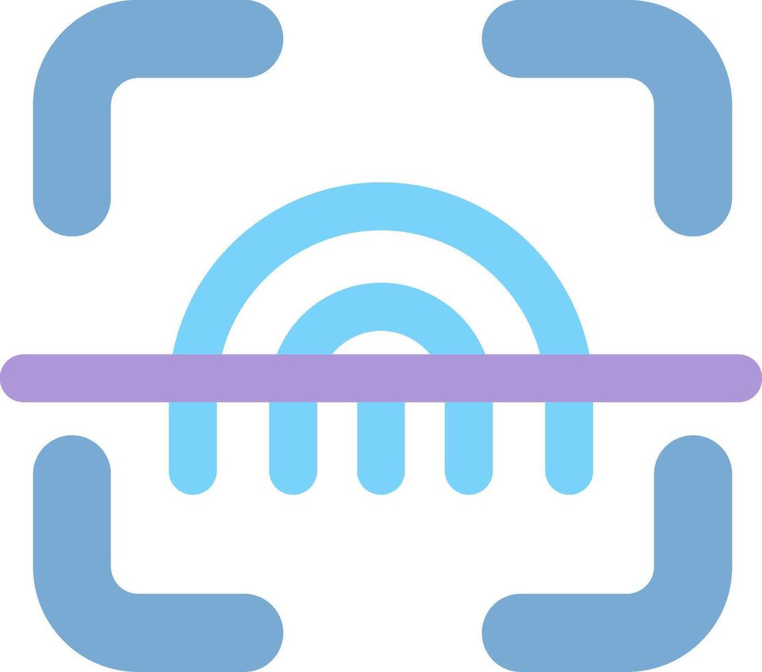 Scanner Flat Light Icon vector