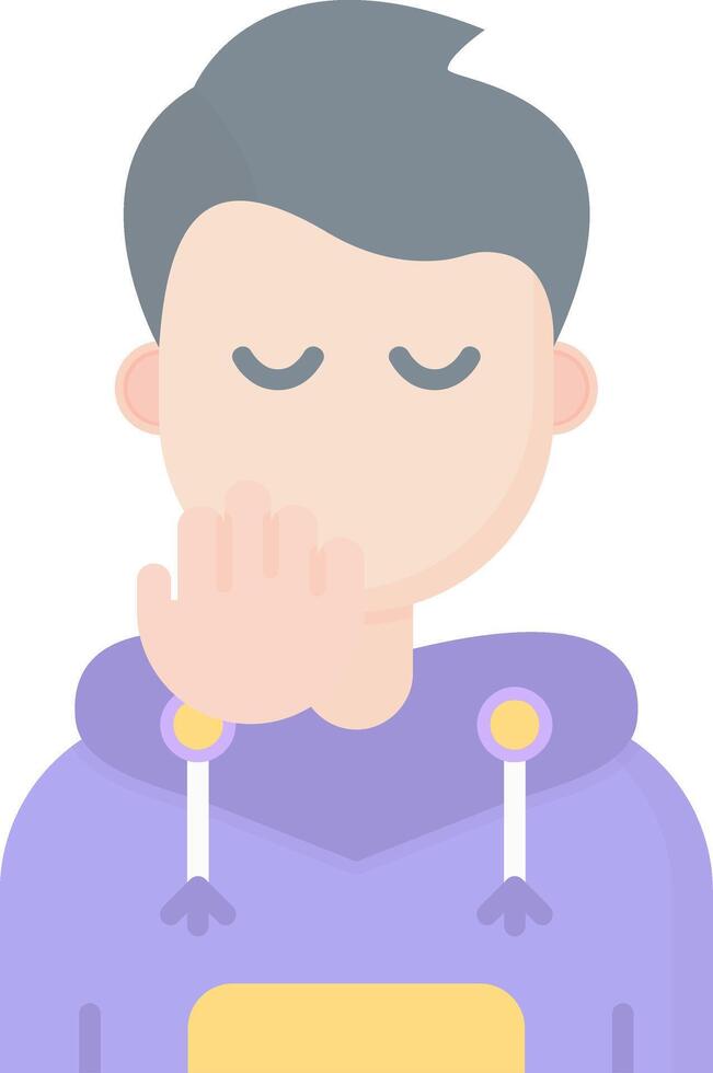Blush Flat Light Icon vector
