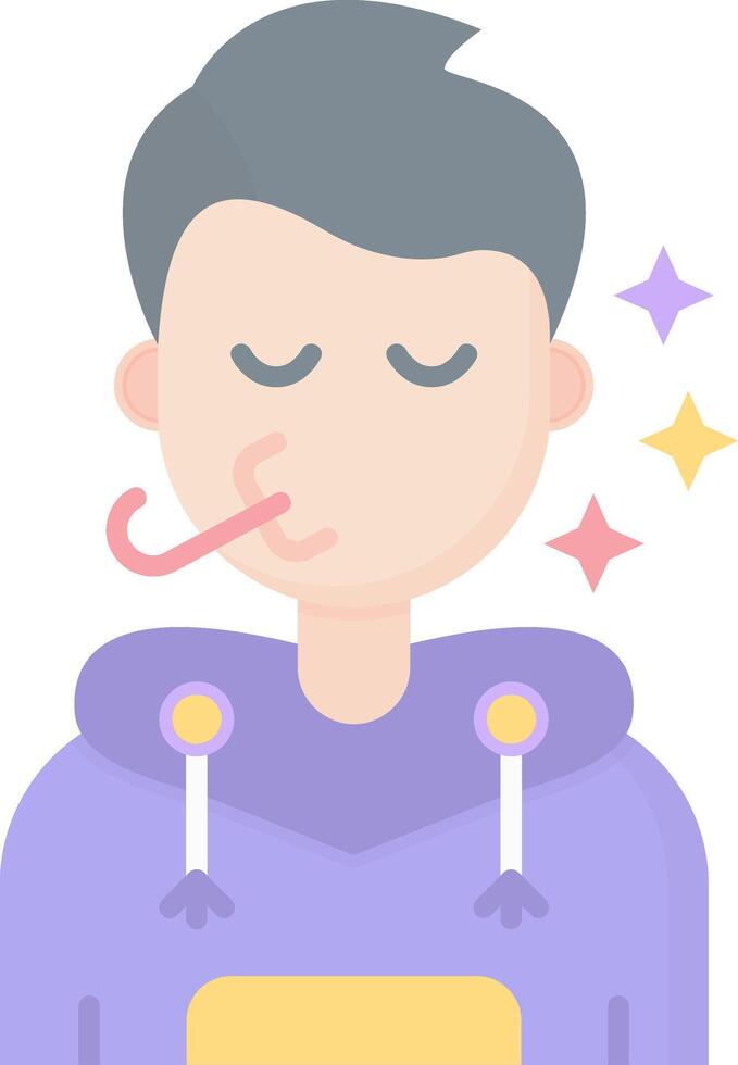 Congratulation Flat Light Icon vector