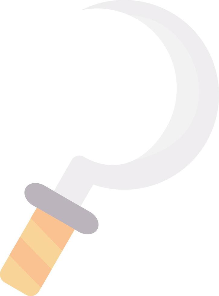 Sickle Flat Light Icon vector