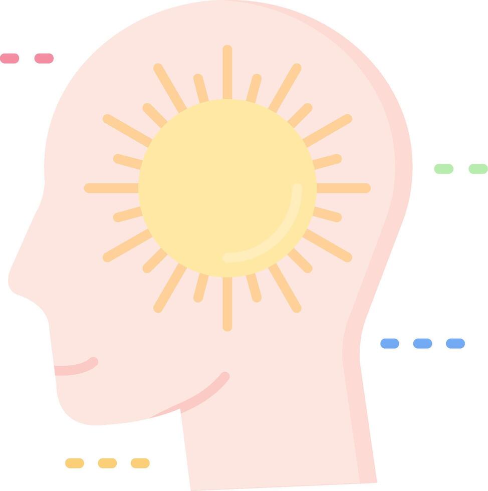 Positive Flat Light Icon vector