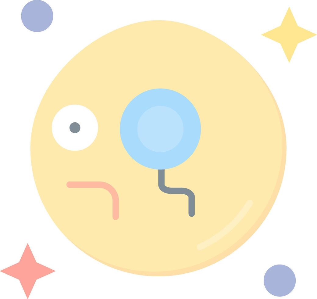 Monocle Flat Light Icon vector