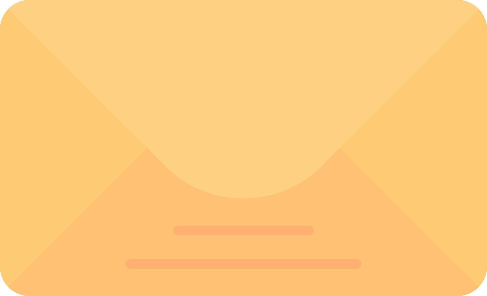 Envelope Flat Light Icon vector