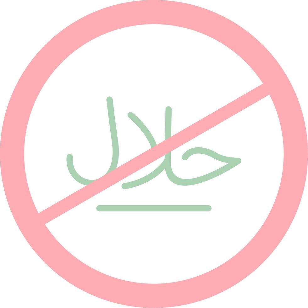 No Flat Light Icon vector