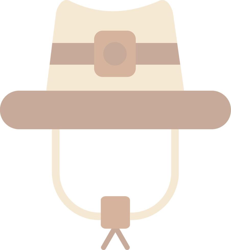 Hat Flat Light Icon vector