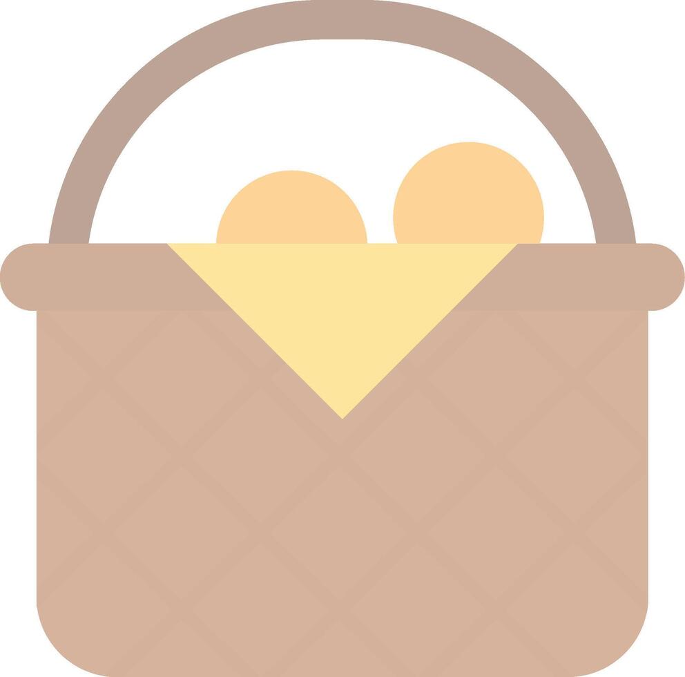 Basket Flat Light Icon vector