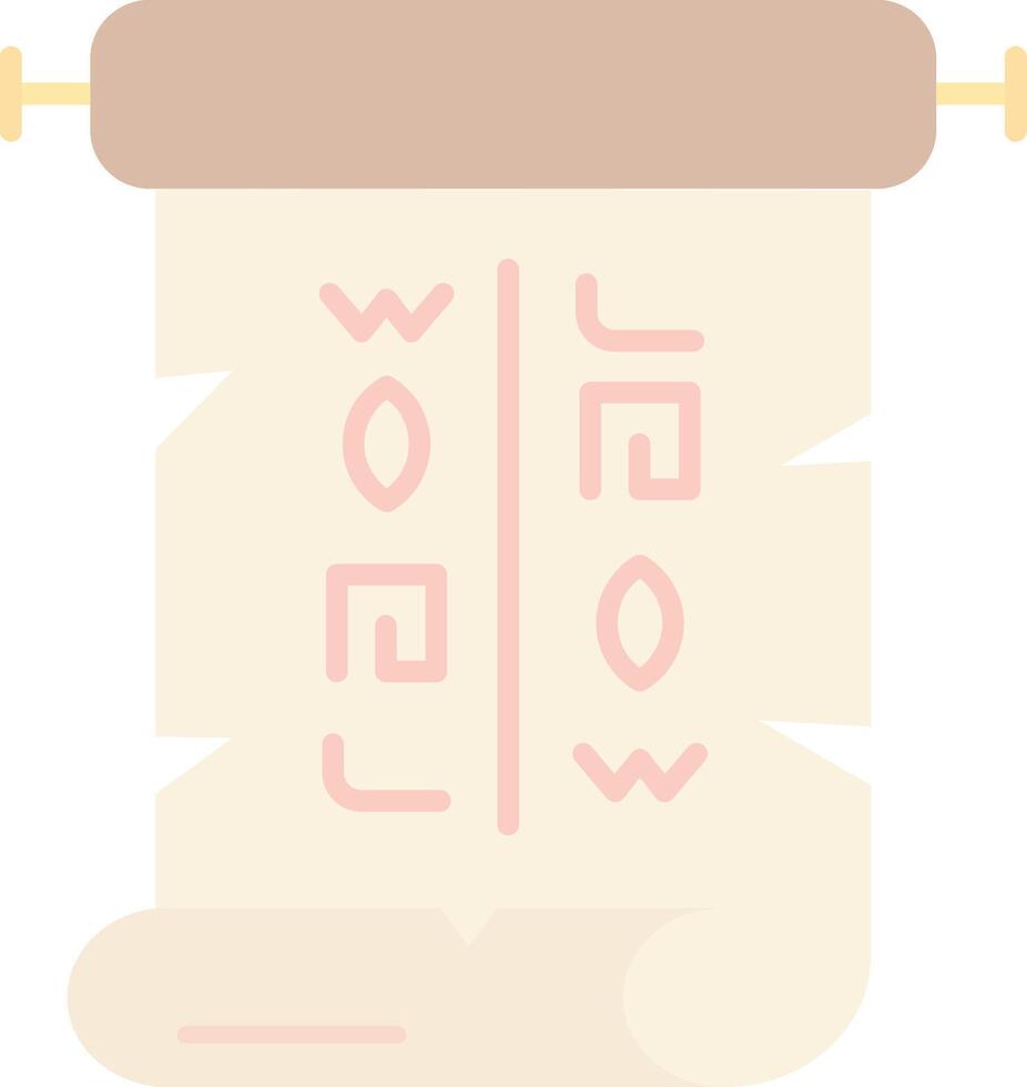 Papyrus Flat Light Icon vector