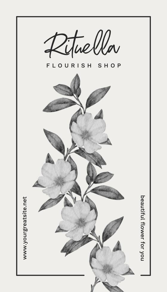 Floral Business Cards Template
