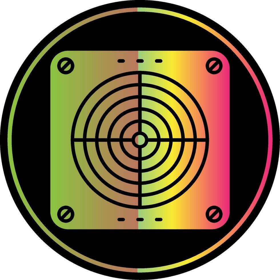 Extractor Glyph Due Color Icon vector