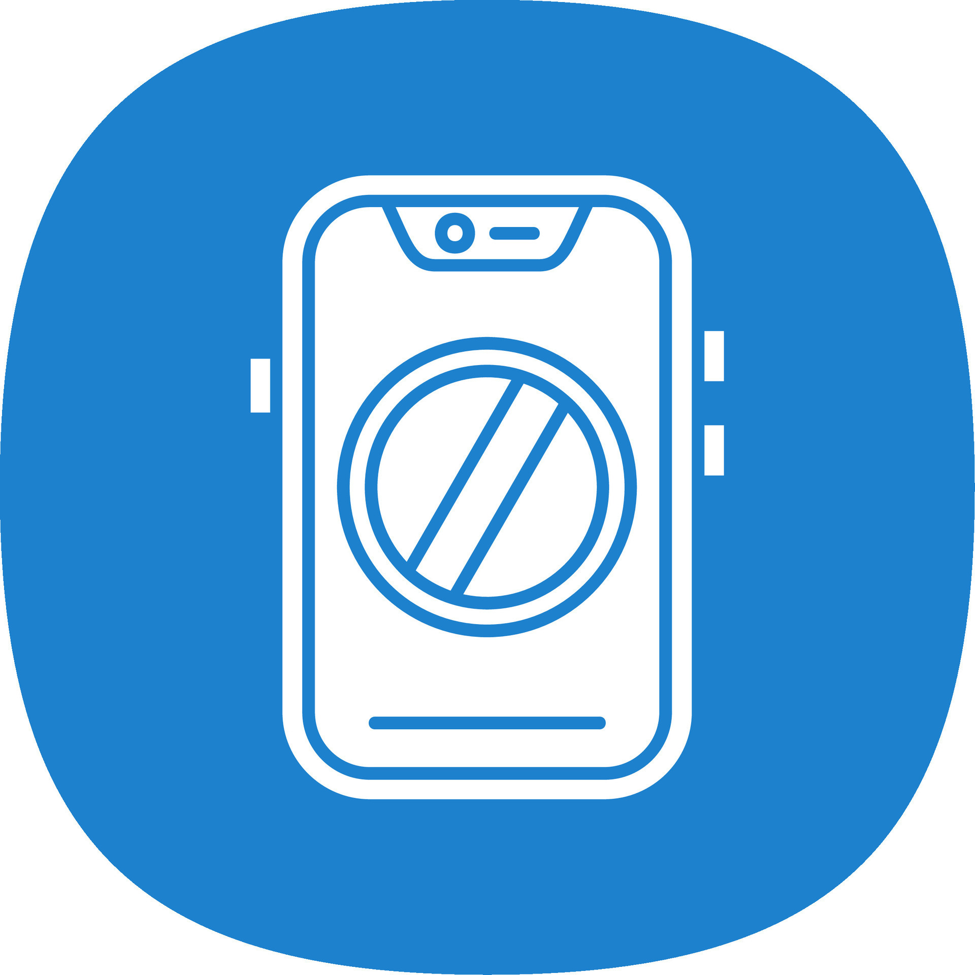 Ban Glyph Curve Icon 41708620 Vector Art at Vecteezy