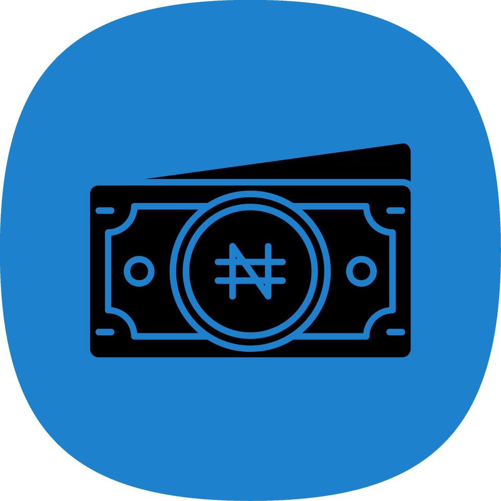 Namecoin Glyph Curve Icon vector