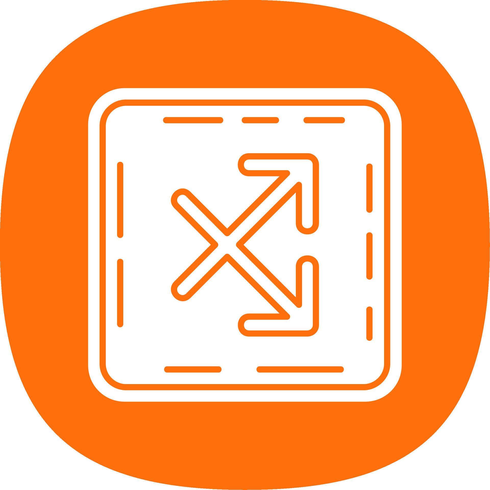 Intersect Glyph Curve Icon 41708712 Vector Art at Vecteezy