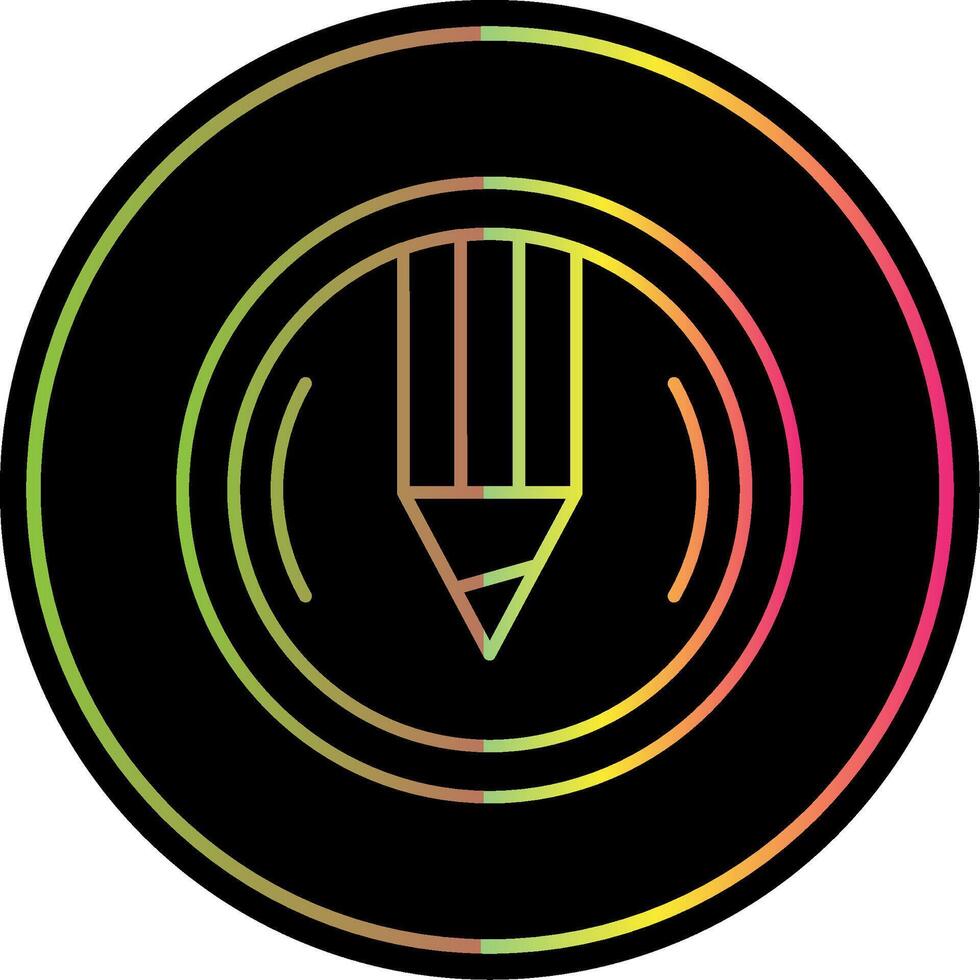 Compose Line Gradient Due Color Icon vector
