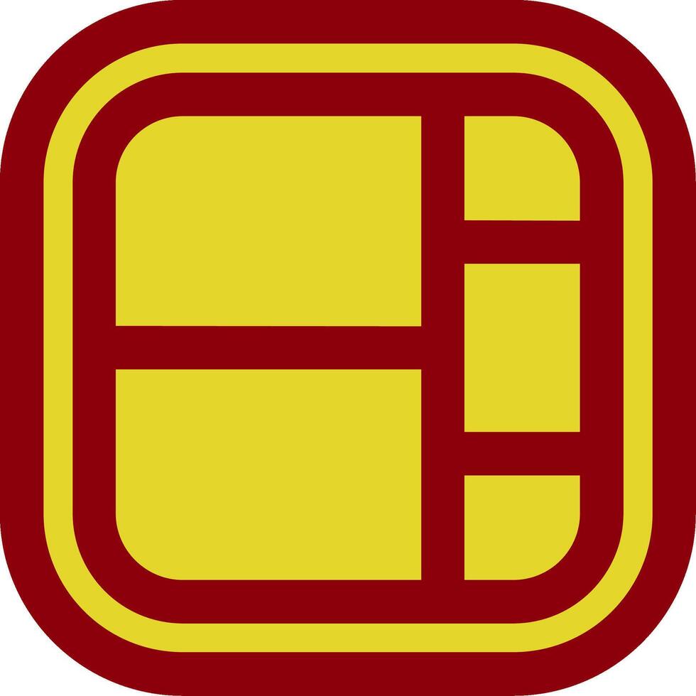 Layout Vintage Icon vector