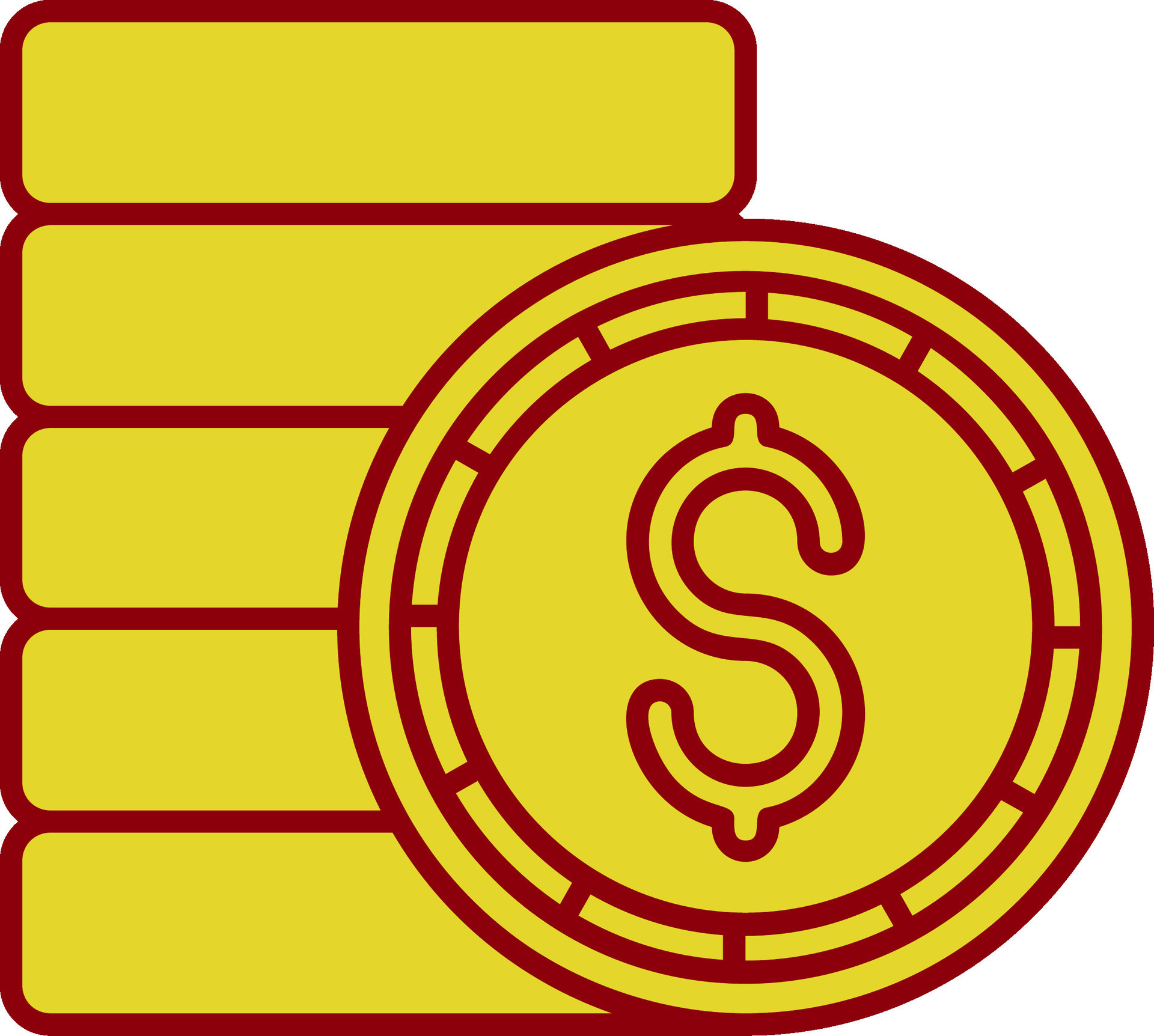Coin Vintage Icon 41710006 Vector Art at Vecteezy