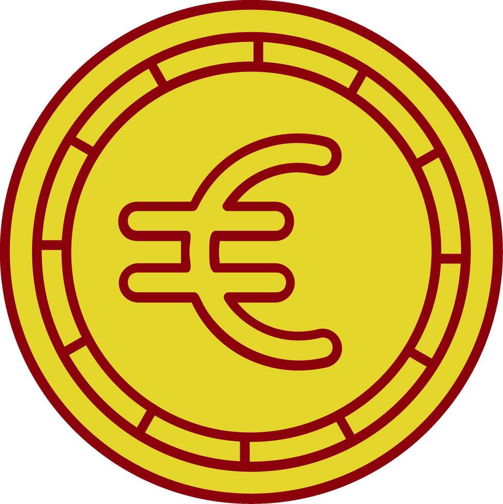 euro Clásico icono vector