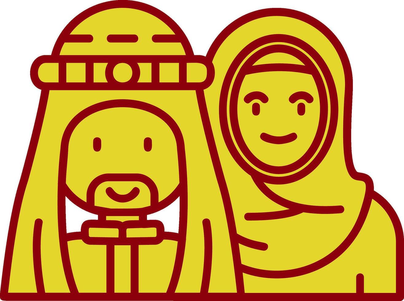 Muslim Vintage Icon vector