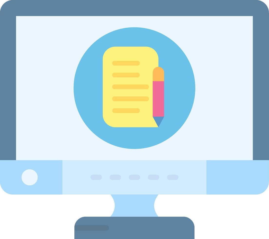 Edit Flat Light Icon vector