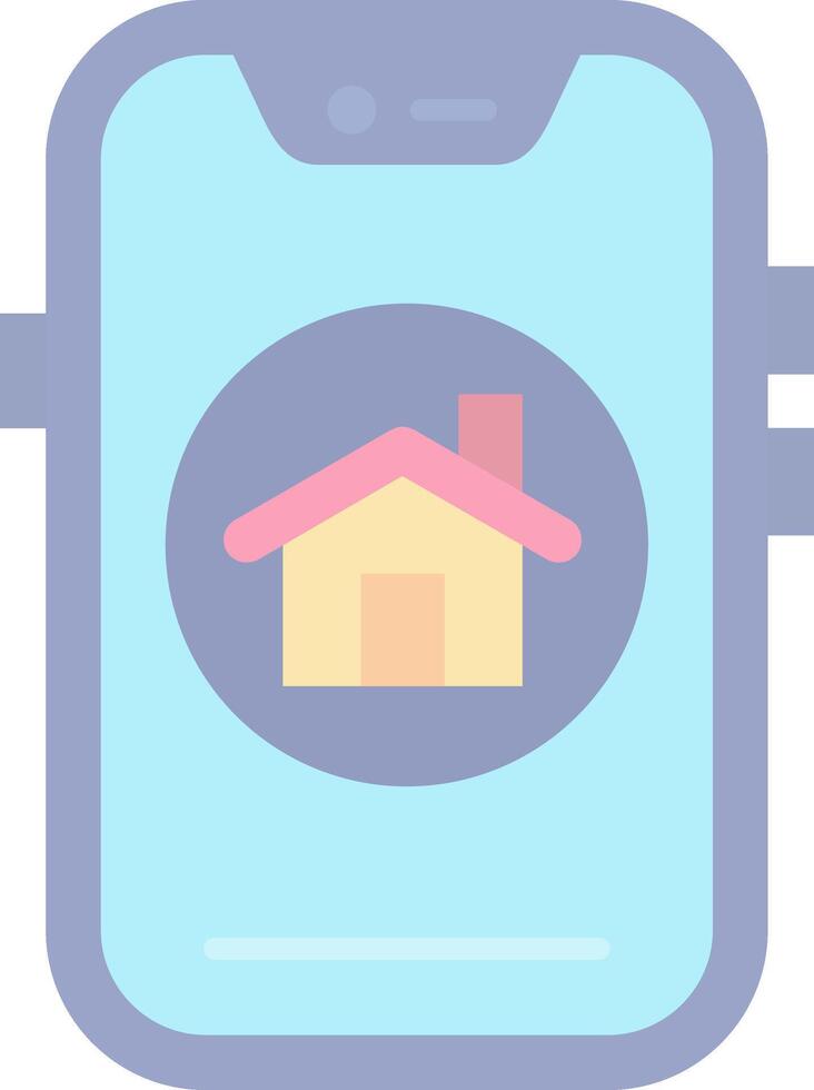 Home Flat Light Icon vector