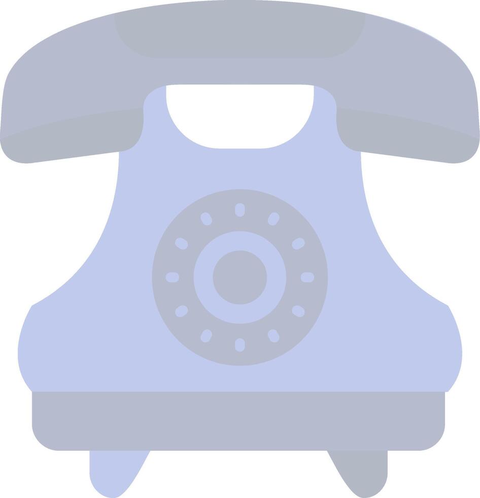 Telephone Flat Light Icon vector