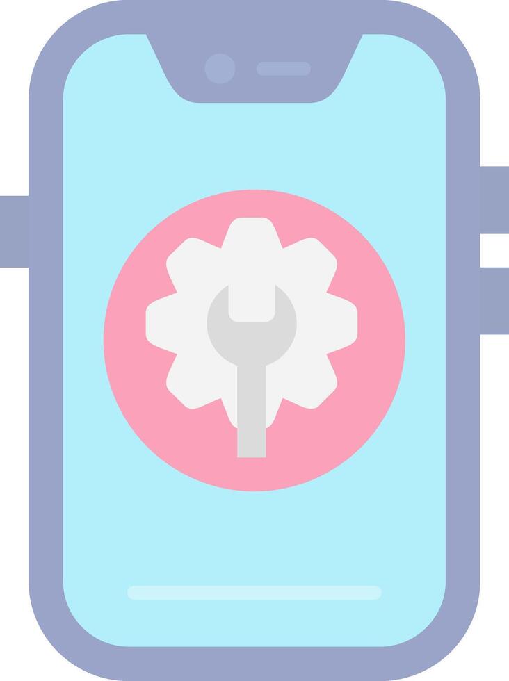 Maintenance Flat Light Icon vector
