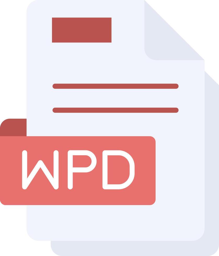 Wpd Flat Light Icon vector