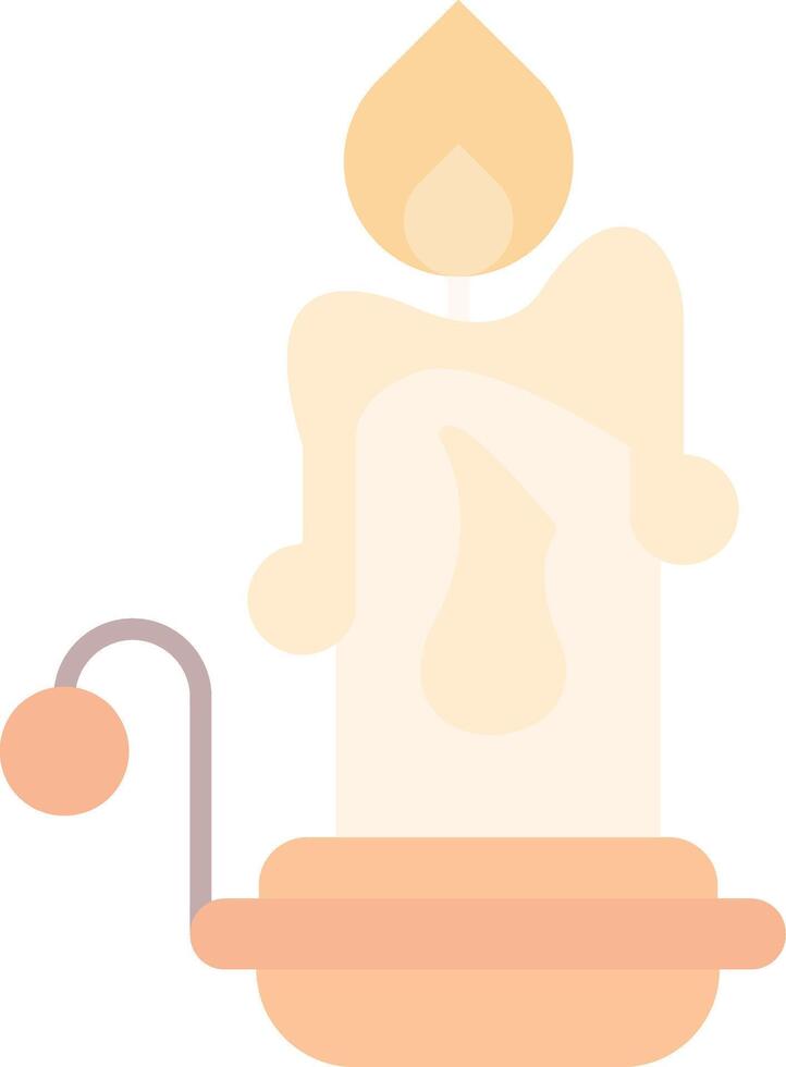 Candles Flat Light Icon vector