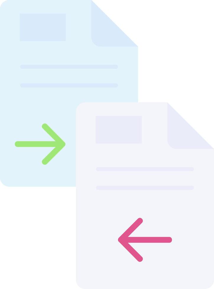 Copy Flat Light Icon vector