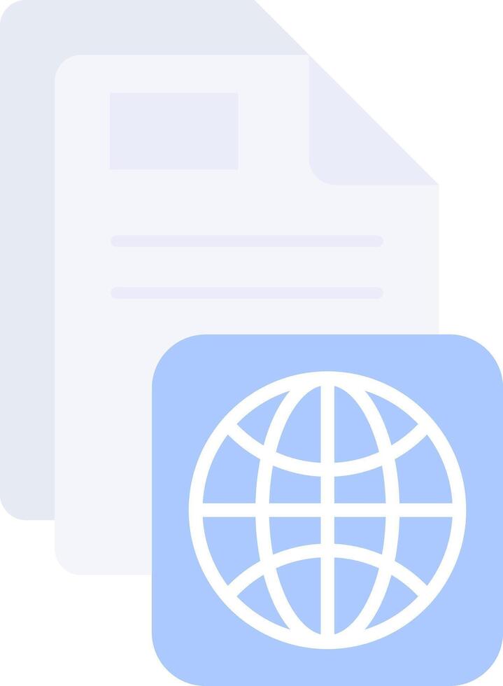 Internet Flat Light Icon vector