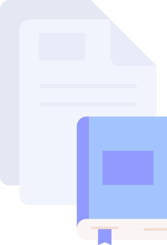 Ebook Flat Light Icon vector