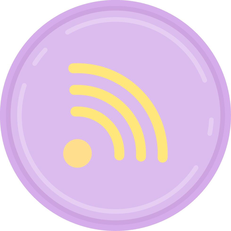 Rss Flat Light Icon vector