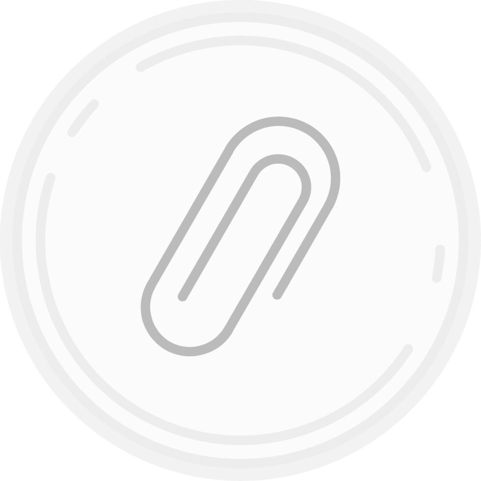 Attach Flat Light Icon vector