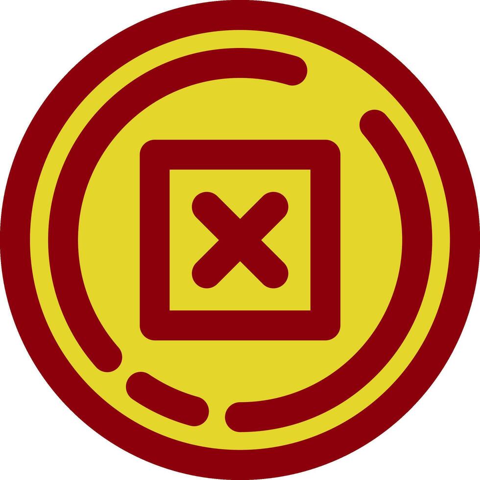 Delete Vintage Icon vector