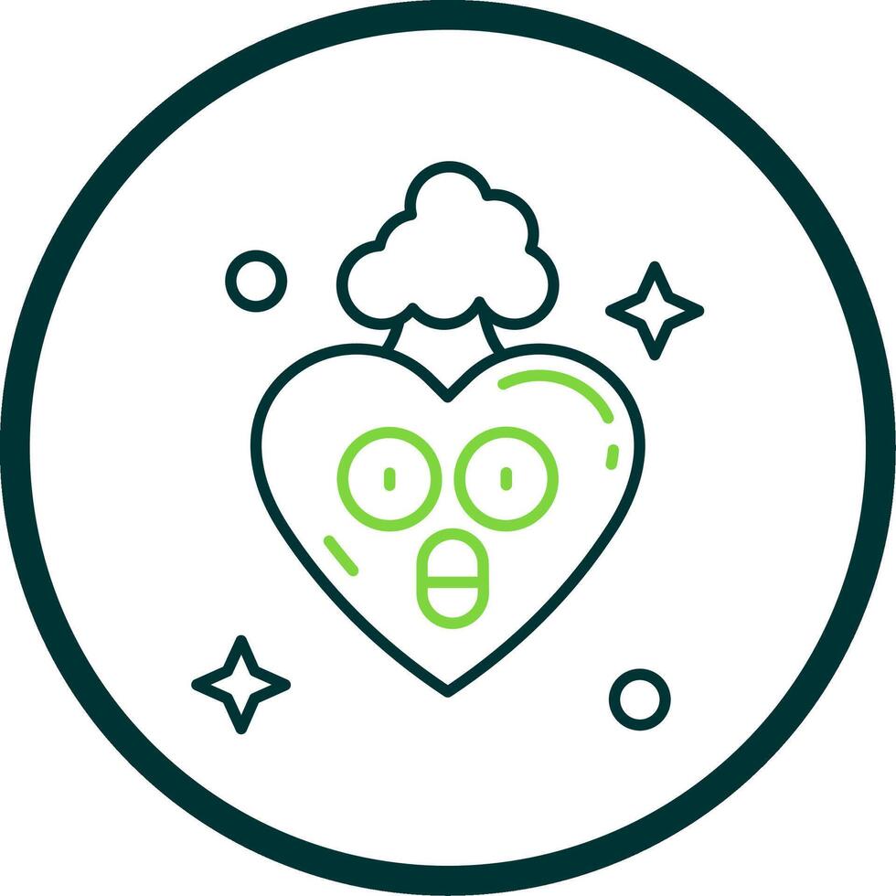 Exploding Line Circle Icon vector