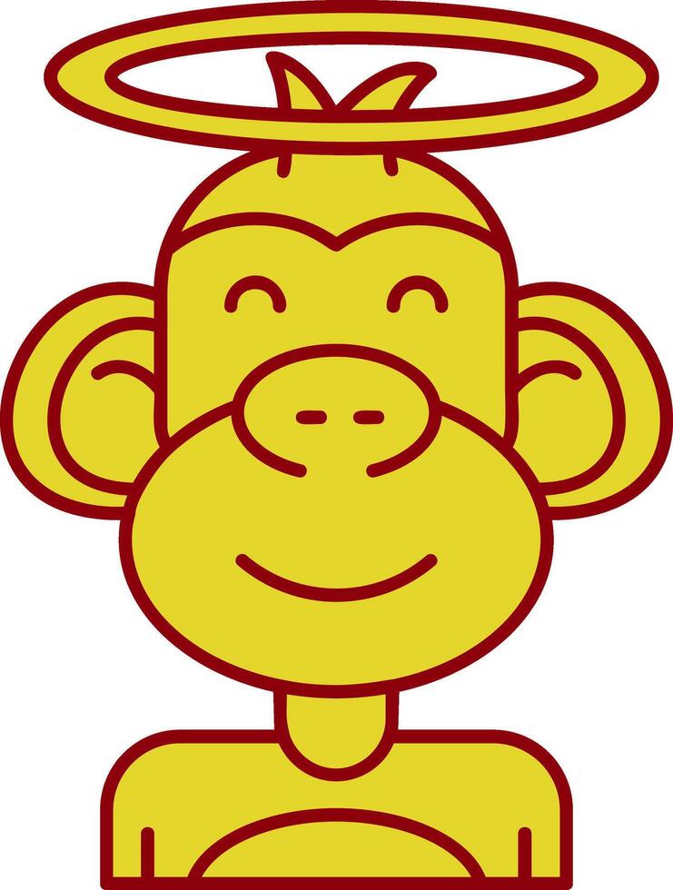 Angel Vintage Icon vector