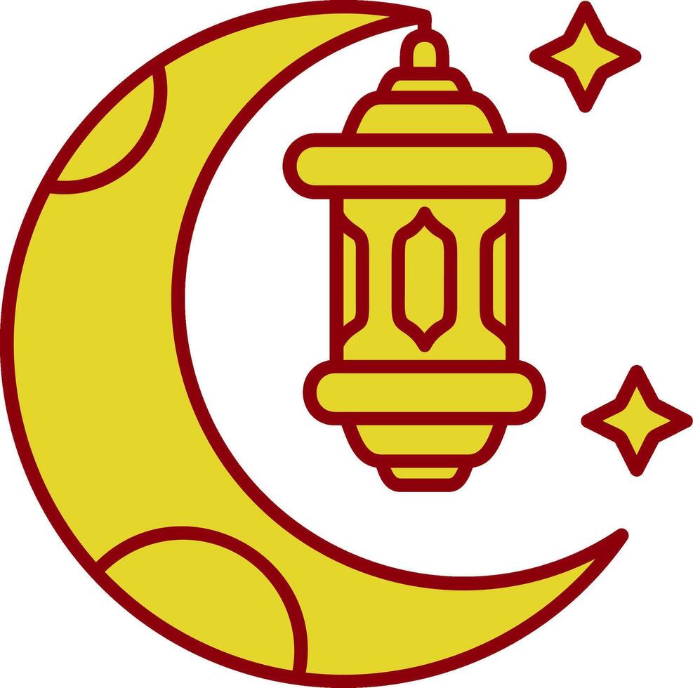 Ramadán Clásico icono vector