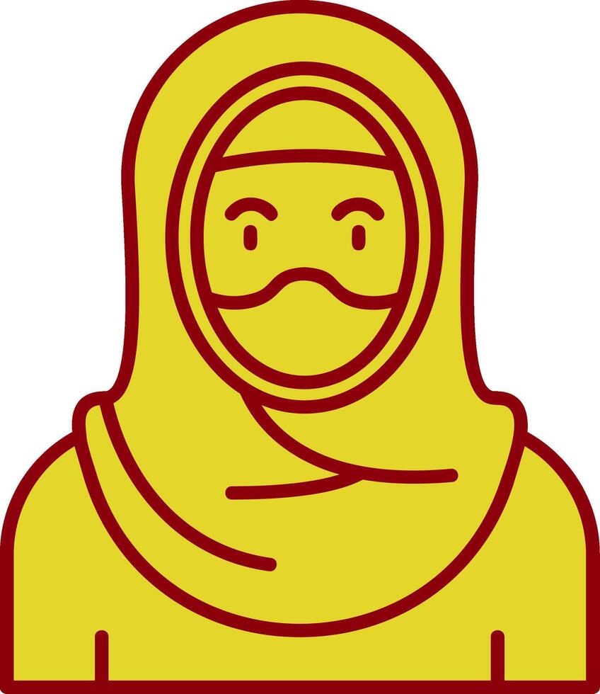 Muslim Vintage Icon vector