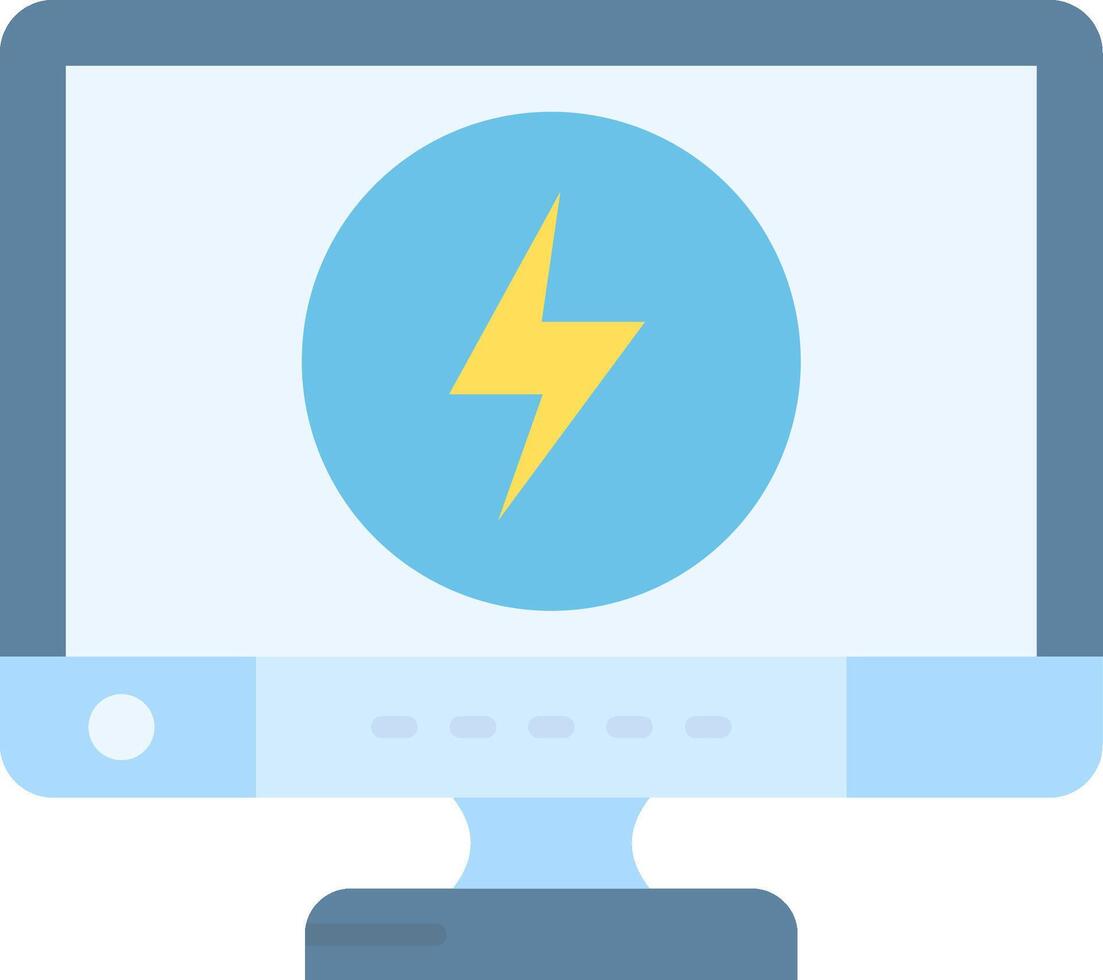 Energy Flat Light Icon vector