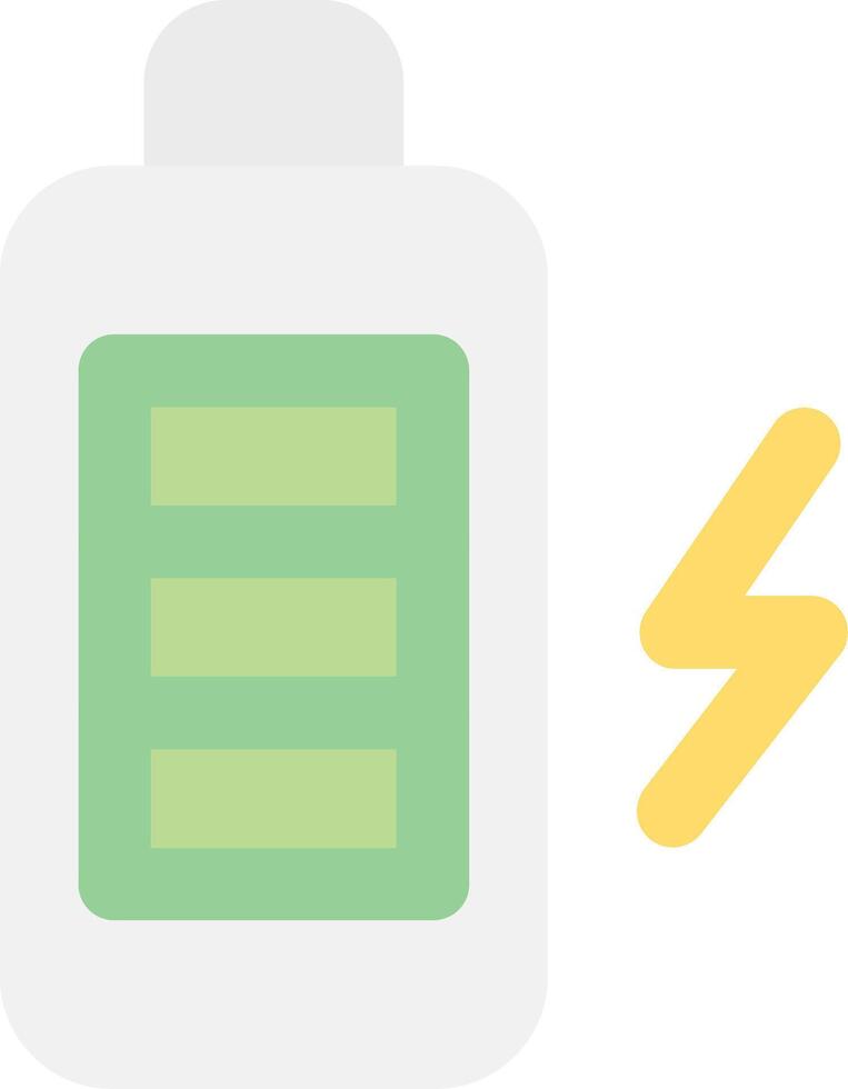 Battery Flat Light Icon vector