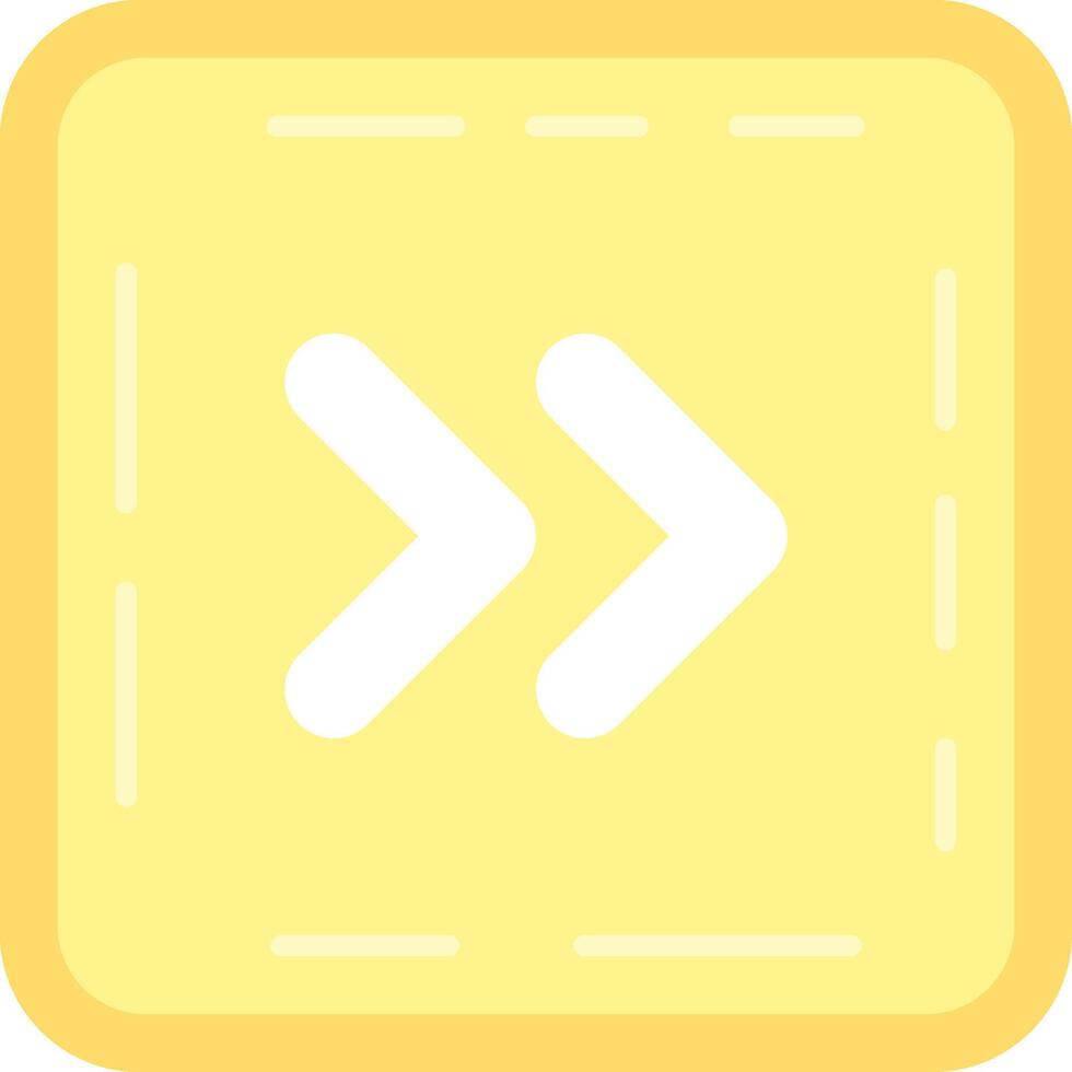 Chevron Flat Light Icon vector